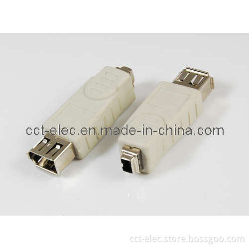 1394 4P Female to 6P Female Adaptor